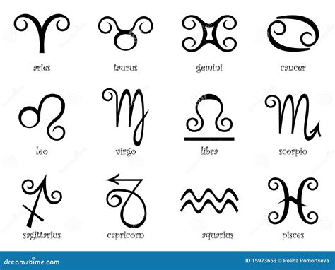 Horoscope Zodiac Star Signs Stock Photos - Image: 15973653