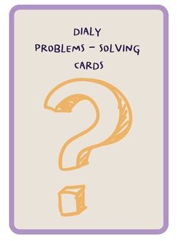 Image result for Problem Solving Cards for Children