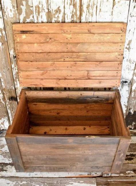Image result for DIY Rustic Storage Chest