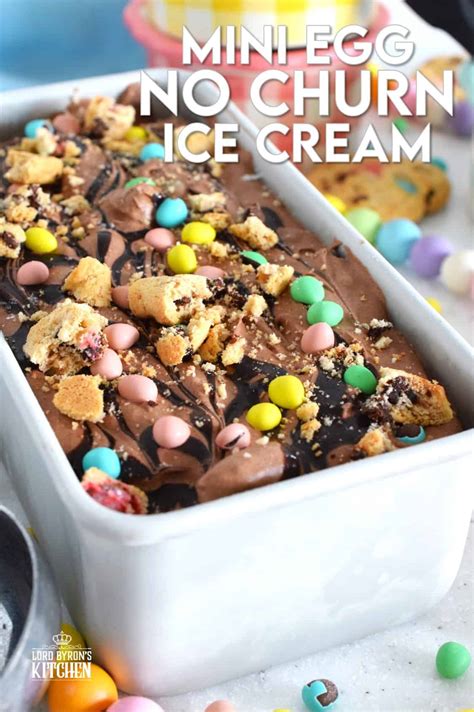 Mini Egg No Churn Ice Cream - Lord Byron's Kitchen