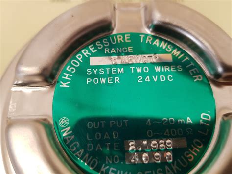 Nagano Keiki Kh50 Pressure Transmitter 24Vdc New – Aeliya Marine
