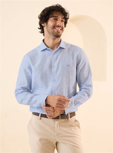 Buy Carolina Stripe Shirt | Semi Formal Blue Stripe Shirts for Men ...