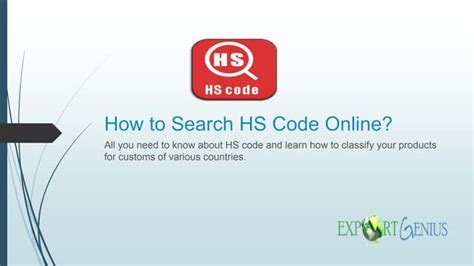 Image result for How to Search HS Code