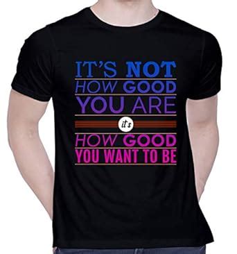 CreativiT Graphic Printed T-Shirt for Unisex Motivational Quotes Tshirt ...