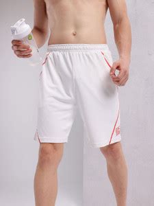 HRX by Hrithik Roshan Solid Men White Sports Shorts - Buy HRX by ...