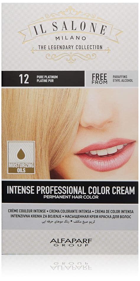 Buy Il Salone Milano Permanent Hair Color Cream - 12 Pure Platinum Hair ...