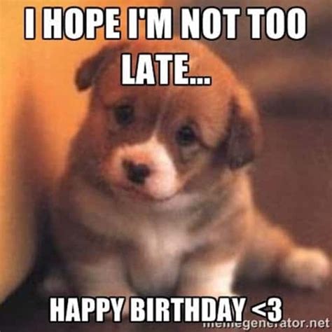 35 Best Happy Belated Birthday Memes - SayingImages.com