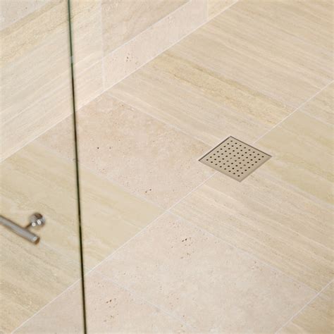 B&K 6-in X 6-in Brushed Nickel Stainless Steel Shower Drain in the ...