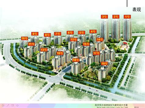 恒大绿洲花园-鸟瞰图-南京网上房地产