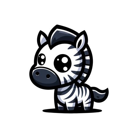 cute zebra icon character 46353314 PNG