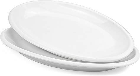 Amazon.com | Ceramic Fish Platter Oval Fish Plate White Oval Steamed ...