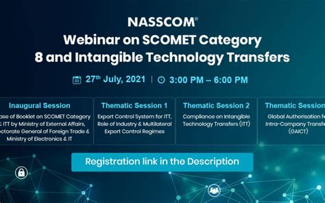 NASSCOM Webinar on SCOMET Category 8 and Intangible Technology ...