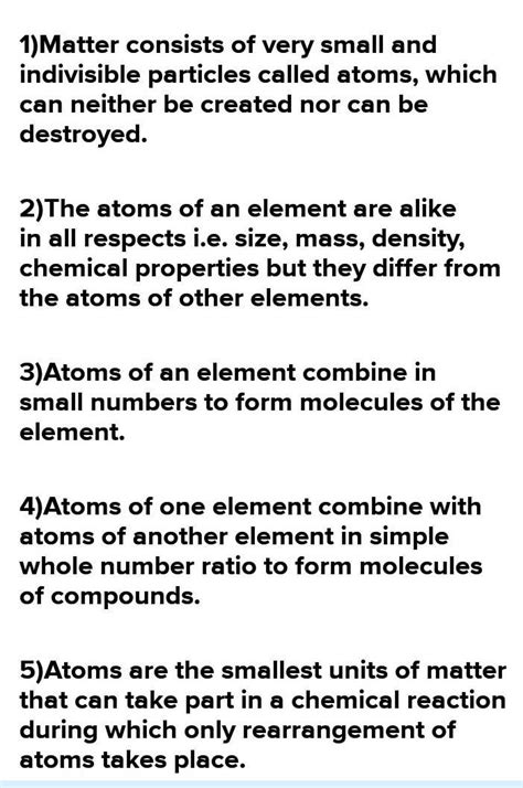 mention briefly the silent feature of the deltas atomic theory in ...