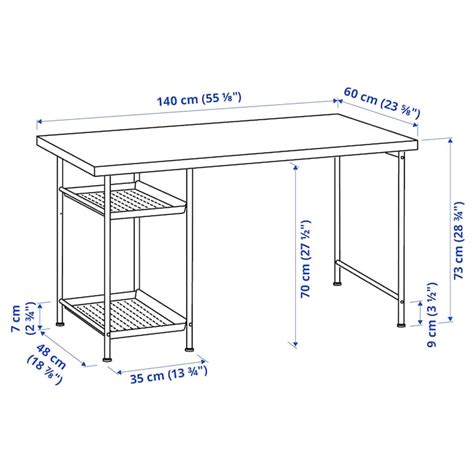 LAGKAPTEN table top, white, 140x60 cm (551/8x235/8") - IKEA