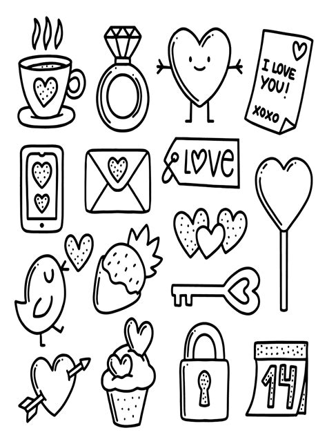 February Coloring Pages Free Printable - astra.edu.pl
