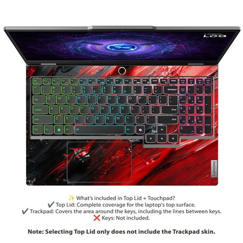 Shop Black Red Lava Art Laptop Skin for Lenovo LOQ | Buy Online Now ...