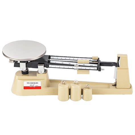 Triple Beam Mechanical Balance Scale 2610g/0.1g with Stainless Steel ...