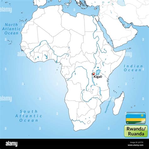 Map of rwanda hi-res stock photography and images - Alamy