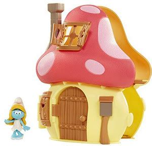 The Smurfs Smurfs The Lost Village Movie Mushroom House Playset with ...