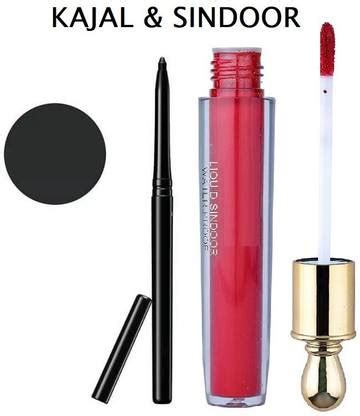 JANOST Combo Pack Eye Kajal And Liquid Matte Sindoor Price in India ...