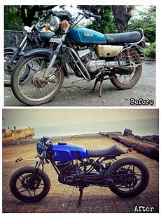 Yamaha Libero Modified Cafe Racer by Perfectly Modified Yamaha Rx135 Cafe Racer By Shivshahi Yamaha Libero Modified Cafe Racer