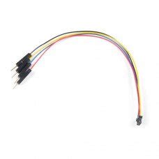 150mm Qwiic Cable To Breadboard Jumper (4-pin) - TEKTOWN