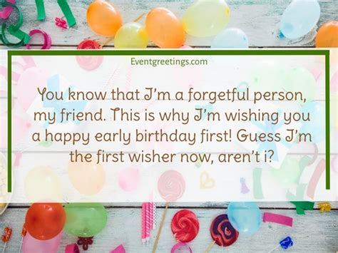 45 Amazing Happy Early Birthday Wishes- Happy Birthday In Advance