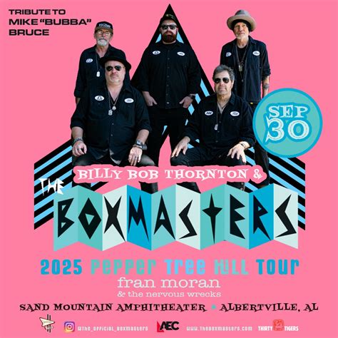 Calendar • Billy-Bob Thornton and the Boxmasters 2025 Pepper
