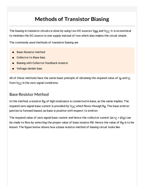 Image result for Transistor Biasing Applications