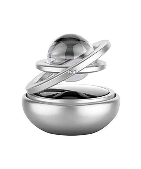 AKSMY Air Freshener For Car | Solar Powered Double Ring Rotating Car ...