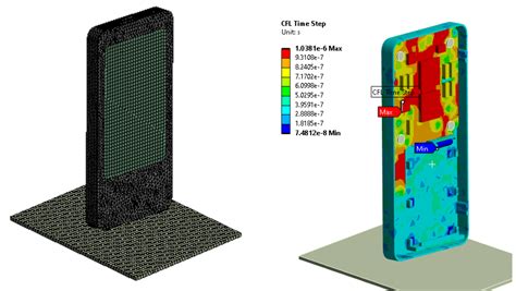 Drop Test Simulation in NX 的图像结果