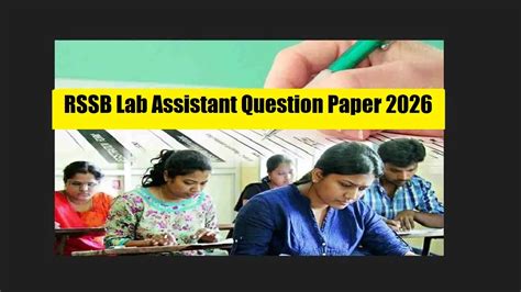 RSMSB Lab Assistant Question Paper 2026: Download Geography / Science ...