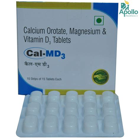 Cal-MD3 Tablet 15's Price, Uses, Side Effects, Composition - Apollo ...