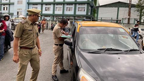 Meghalaya police conducts surprise inspection of trade licenses of non ...