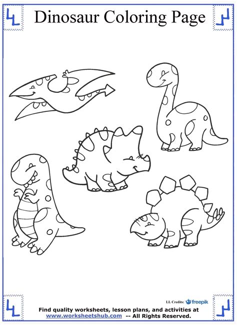 Dinosaur Coloring Pages