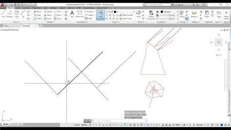 AutoCAD Perpendicular Line 的图像结果