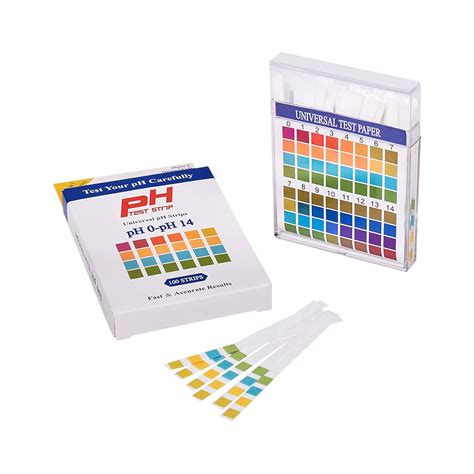 100Pcs PH Test Strips, pH Value Test Strips Urine, Water pH Tester pH ...