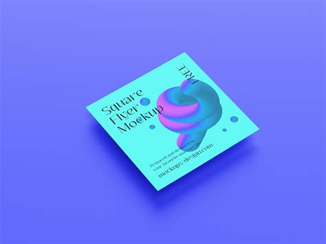 Square Flyer Mockup PSD | Free PSD Templates