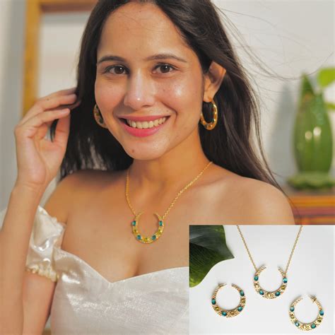 Mystical Moonlight: Paradise On Moon Set By Totapari Jewellery