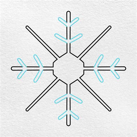 Snowflake Drawing Easy 的图像结果
