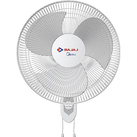 Buy Bajaj Midea BW 2200 400mm Wall Fan (White) Online at Low Prices in ...