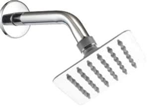 BT Steel Chrome Finish Shower Head And Shower Arm Combo (4Inch, 9 Inch ...