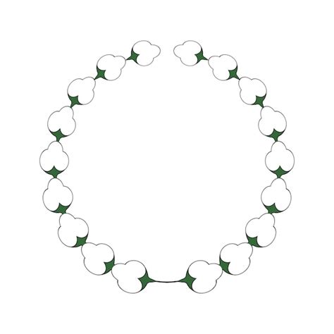 Simple cotton logo icon vektor template | Premium Vector