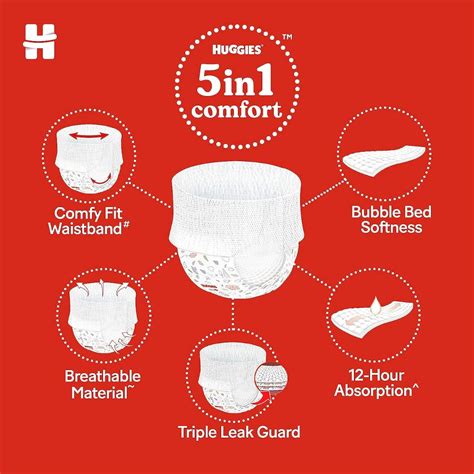 Huggies Complete Comfort Wonder Baby Diaper Pants Large, 84 Count (2x42 ...