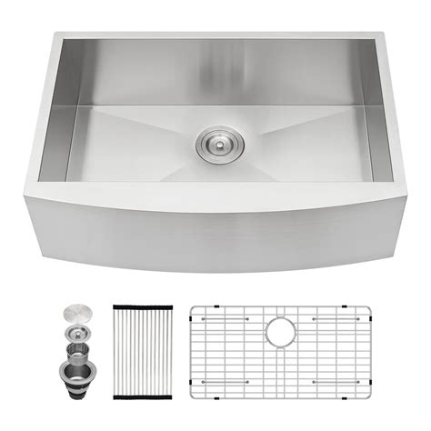 Snapklik.com : 33 Inch Farmhouse Kitchen Sink Apron Front Stainless ...