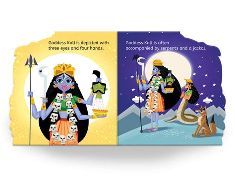 My First Shaped Board Book: Illustrated Kali Hindu Mythology Picture B