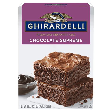 Ghirardelli Chocolate Supreme Brownie Mix - Shop Baking Mixes at H-E-B