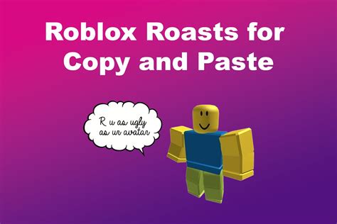 65+ Good Roasts for Roblox [You Can't Get Better Than This] - Alvaro ...