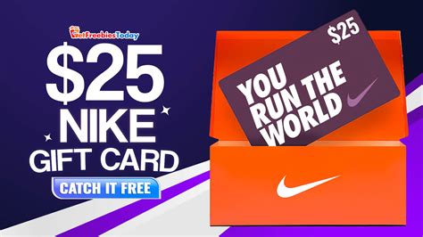 Free $25 Nike Gift Card | GetFreebiesToday.com