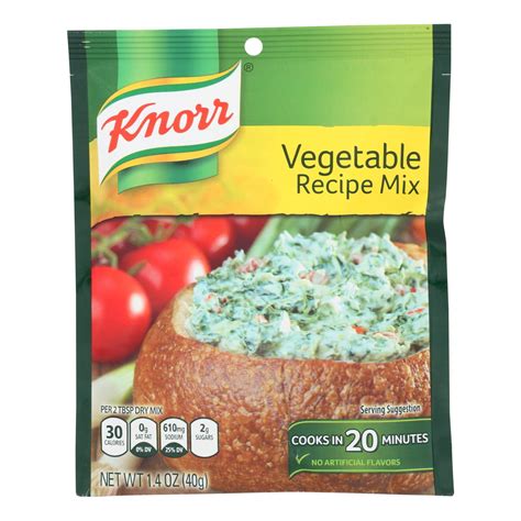 Knorr Vegetable Recipe Mix Packet - Flavorful Dip & Soup Mix, 1.4 oz ...